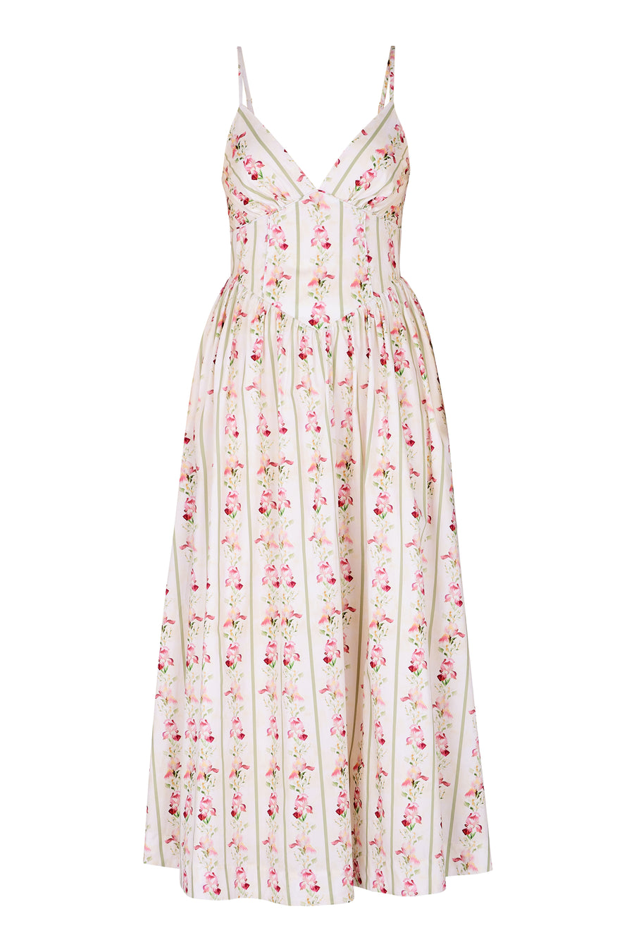 Becker Dress - Paloma Floral Stripe