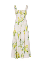 Dina Dress - Anisa Ivory Lemon