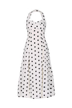 Seraphina Dress - Ivory Black Polka Dot