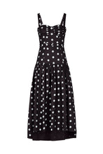 Drenica Dress - Black Ivory Polka Dot