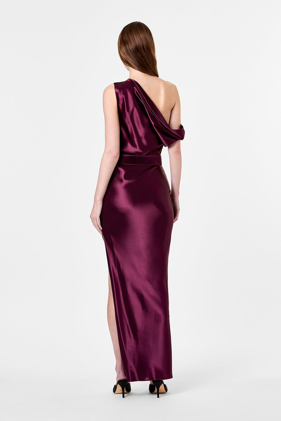 EARTHA DRESS - BLACKBERRY