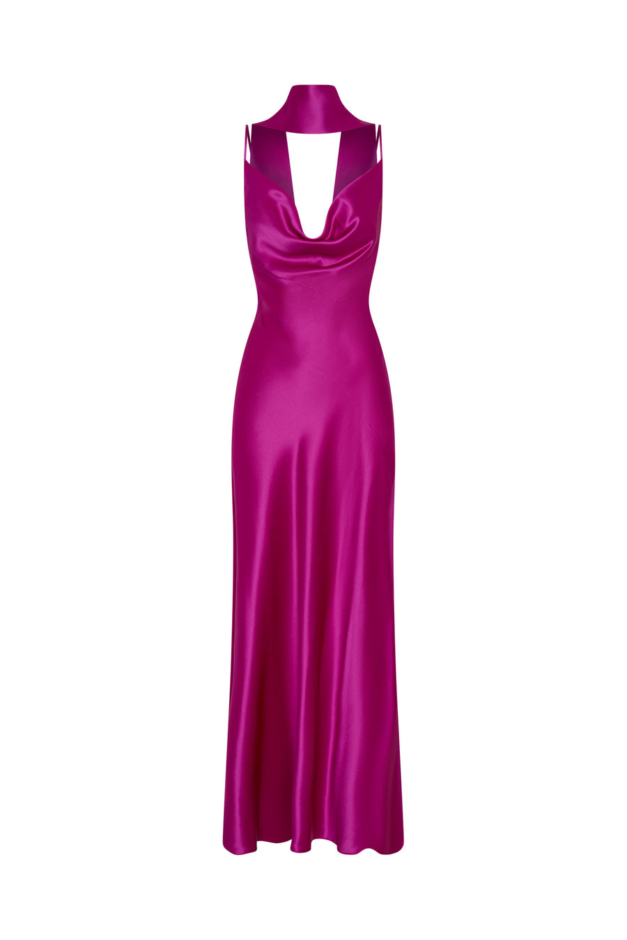 GENEVA DRESS - MAGENTA