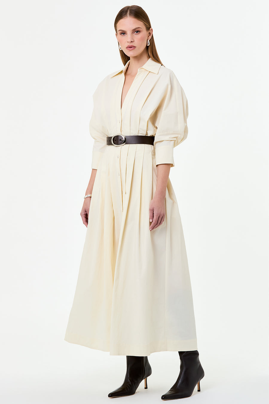 LANAE DRESS - CHALK