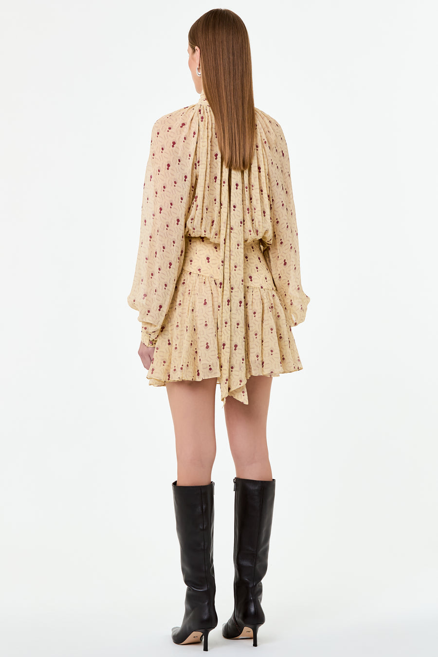 CECILE DRESS - OPAL GEO BUTTER
