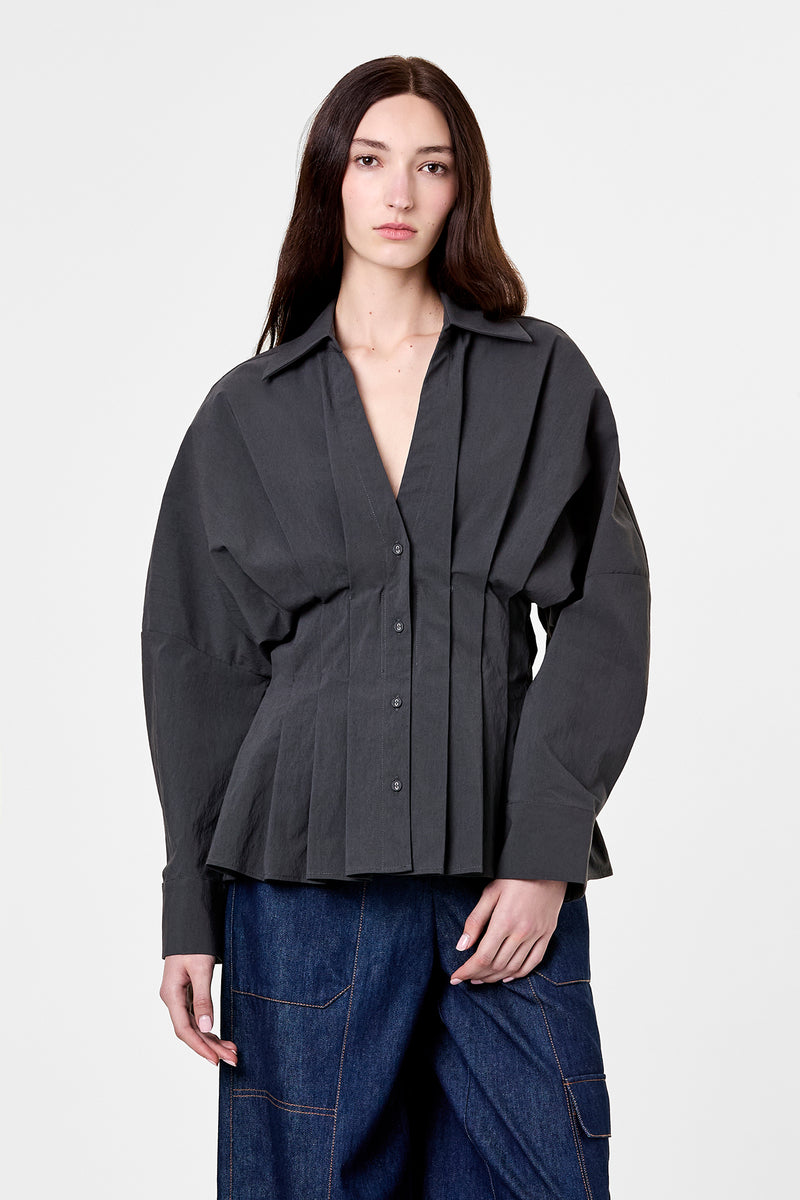 Reggie Label REGGIE SHIRT - CHARCOAL – NICHOLAS