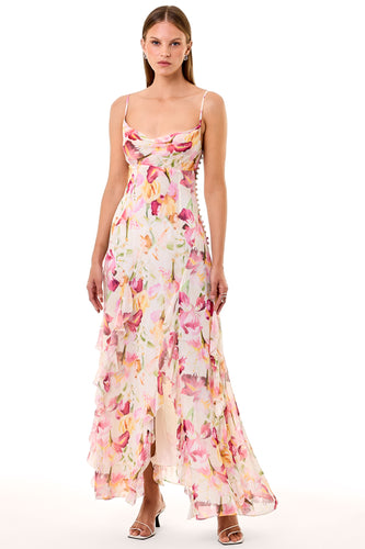 Kamila Dress - Luna Ivory Wildflower
