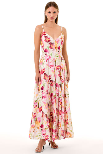Micah Dress - Luna Ivory Wildflower