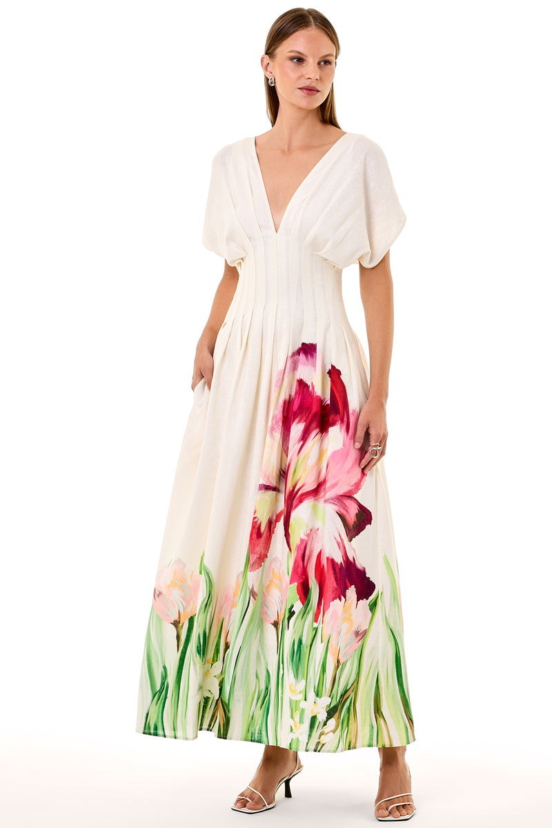 Sonya Dress - Isla Ivory Floral