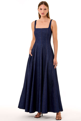 Athena Dress - Indigo