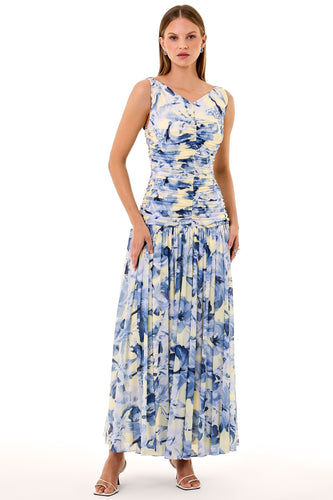 Melia Dress - Luna Sky Wildflower