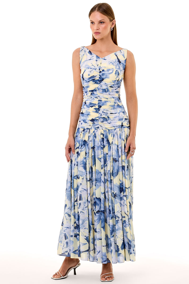 Melia Dress - Luna Sky Wildflower