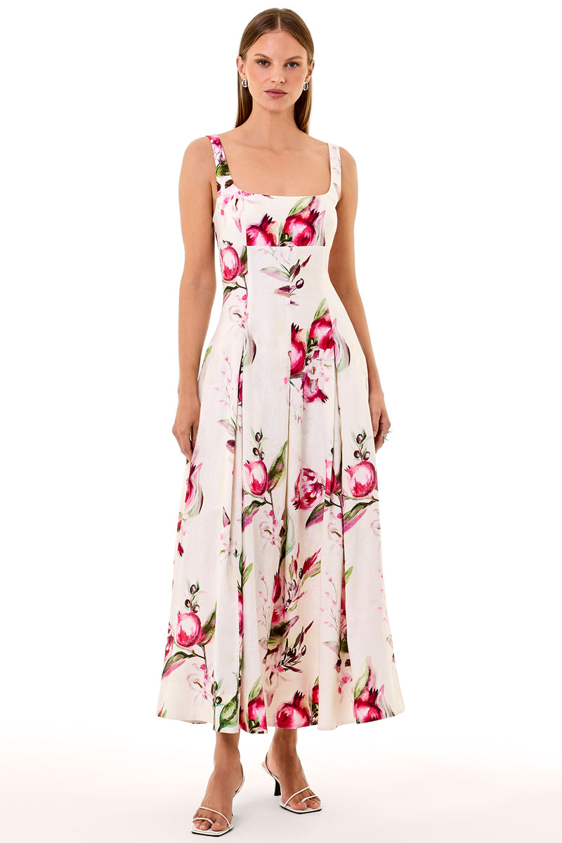Alexandra Dress - Nala Pomegranate