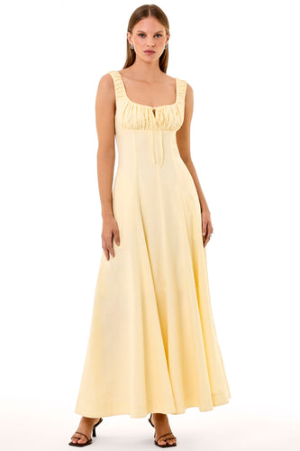 Dina Dress - Custard