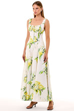 Dina Dress - Anisa Ivory Lemon