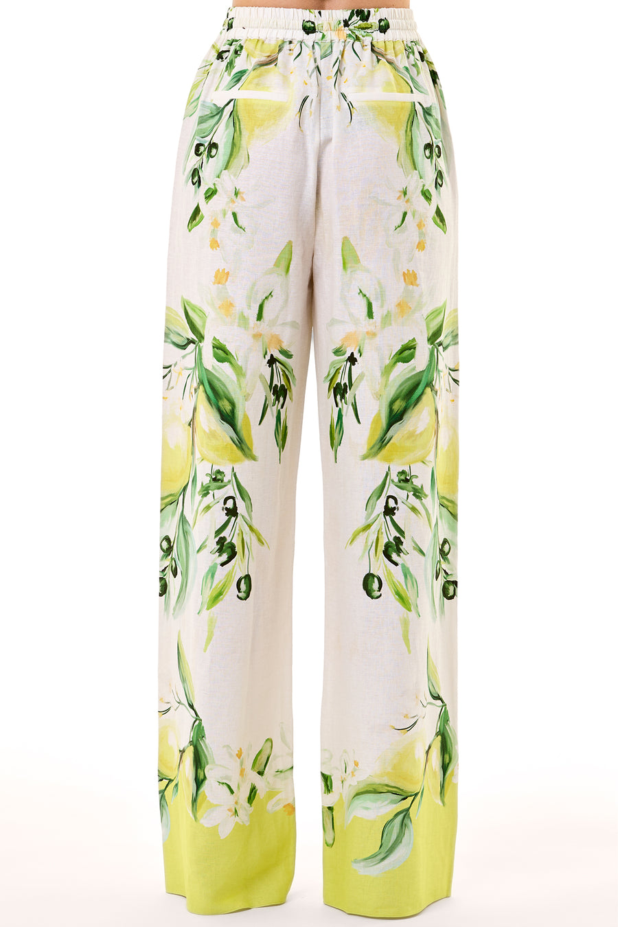 Sandra Pant - Anisa Ivory Lemon