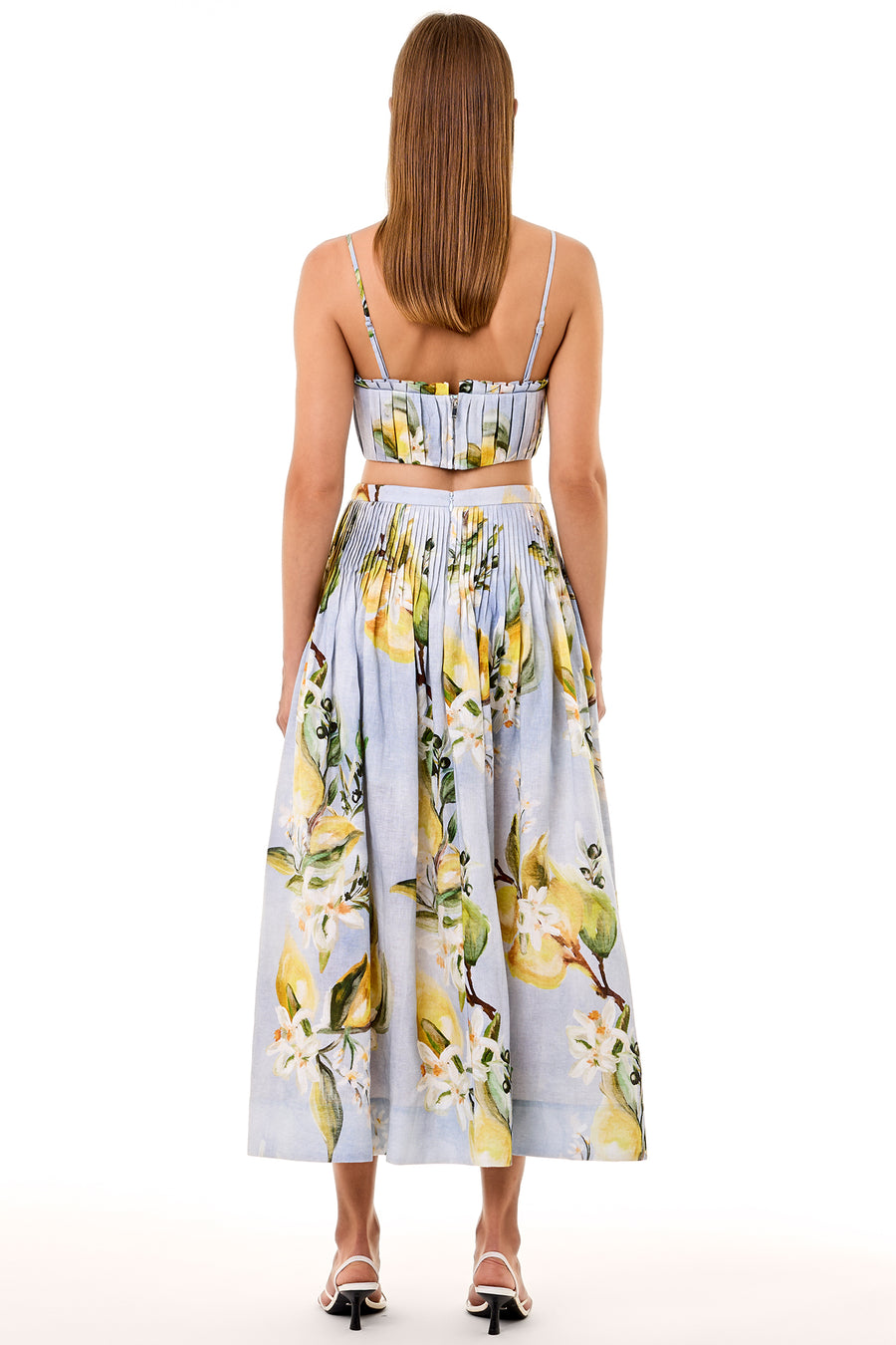 Amabelle Skirt - Anisa Sky Lemon
