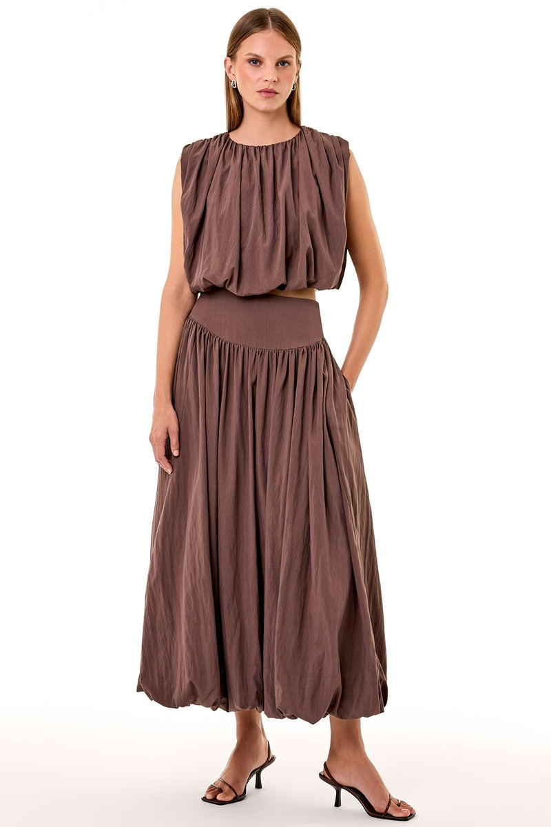 Zaira Skirt - Chocolate