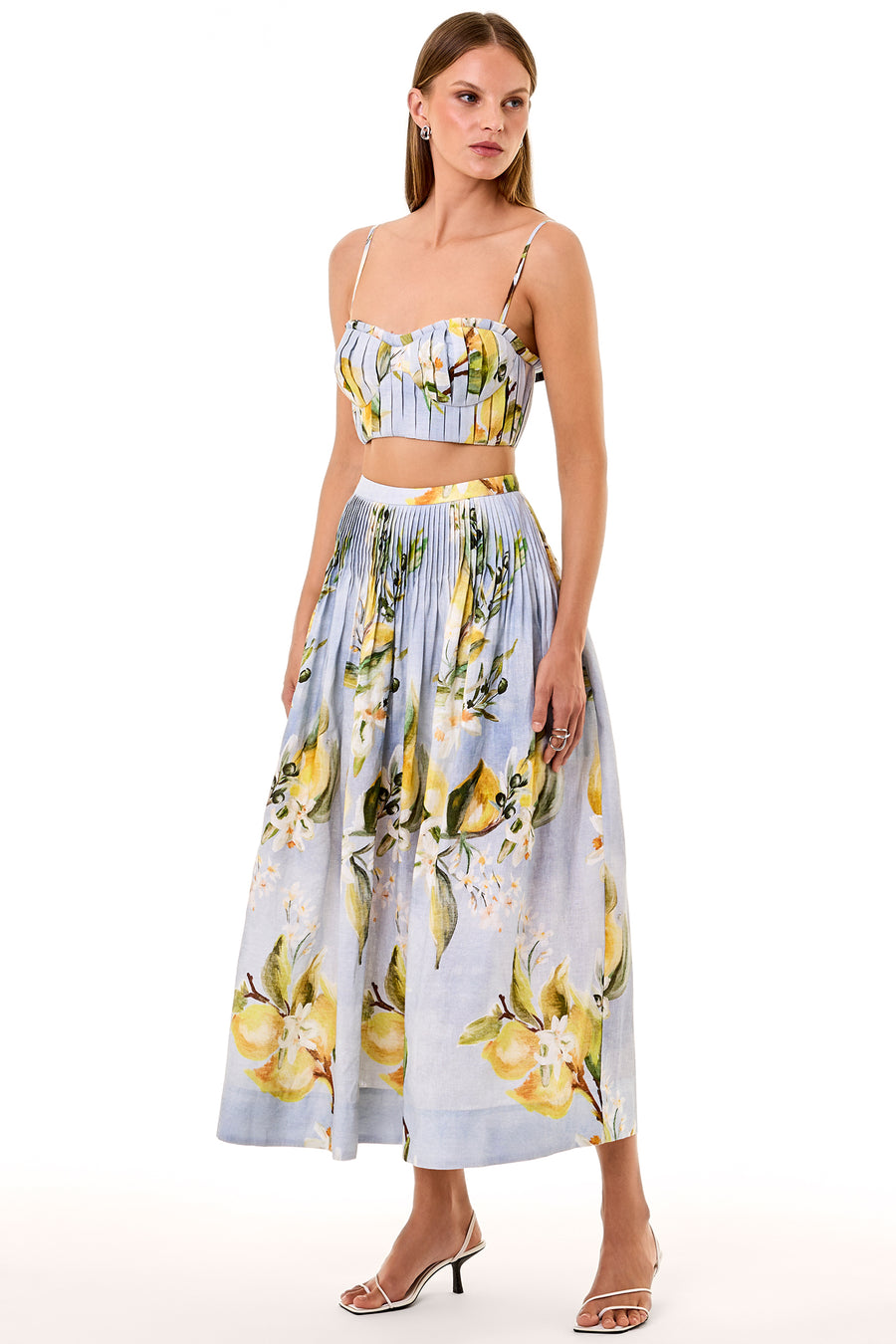 Crina Top - Anisa Sky Lemon