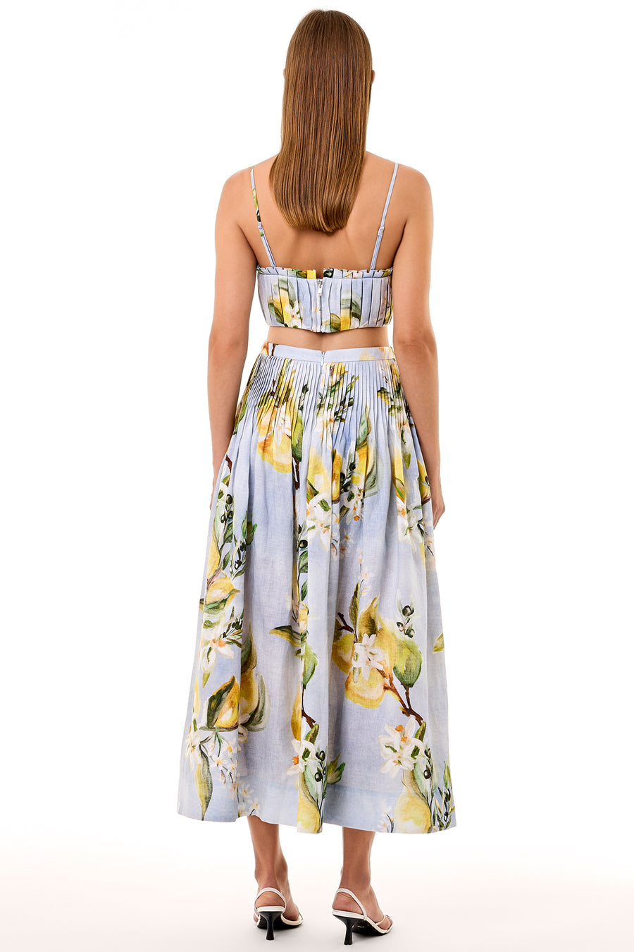 Crina Top - Anisa Sky Lemon