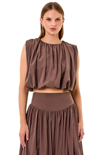 Nadira Top - Chocolate
