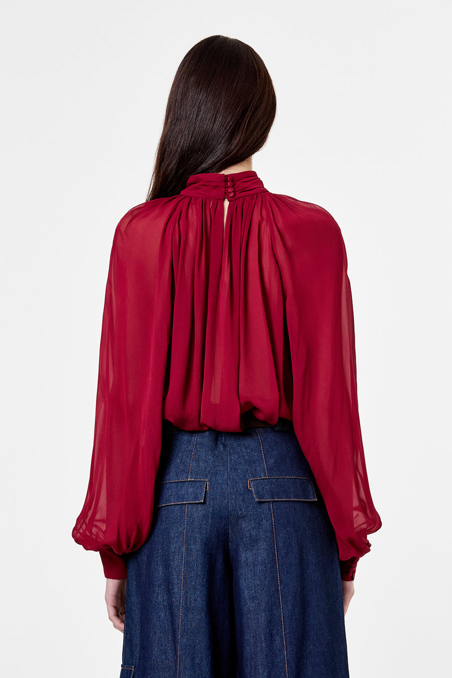 SOLENE TOP - PLUM