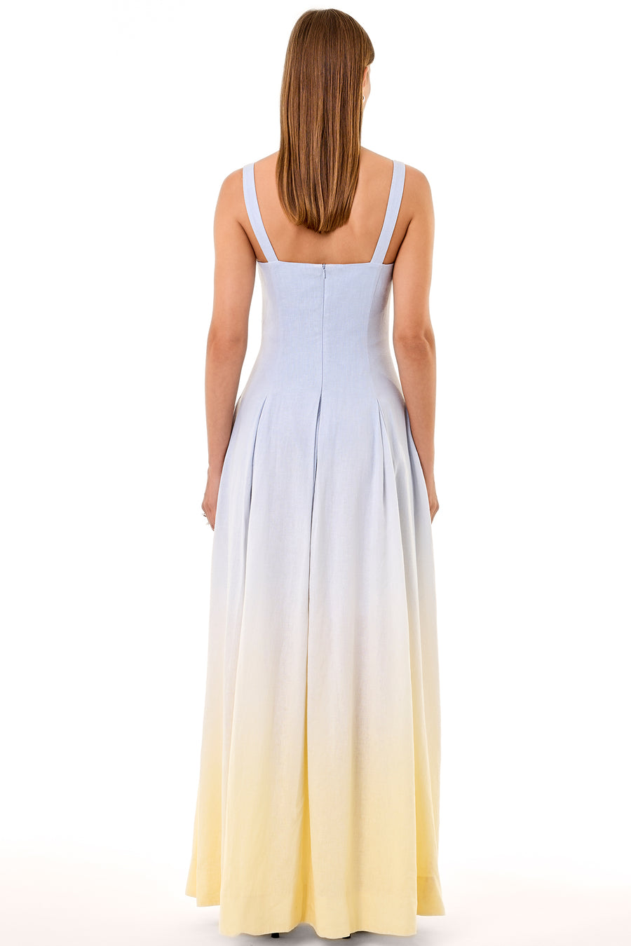 Stefania Dress - Sunset Dip-Dye