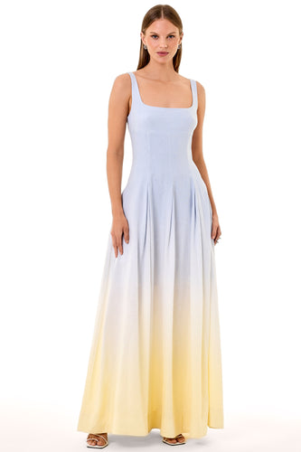 Stefania Dress - Sunset Dip-Dye