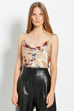 Anais Top - Watercolor Floral - Taupe