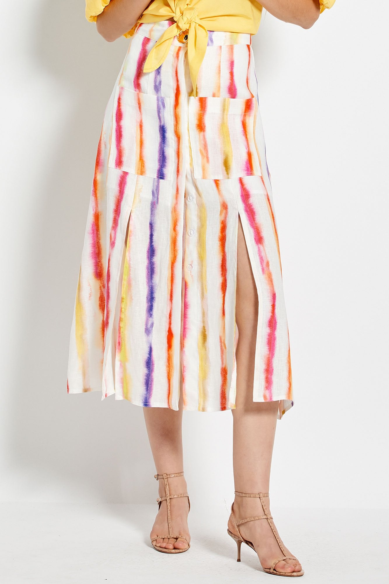 Masala Skirt - Brushed Rainbow - Rainbow