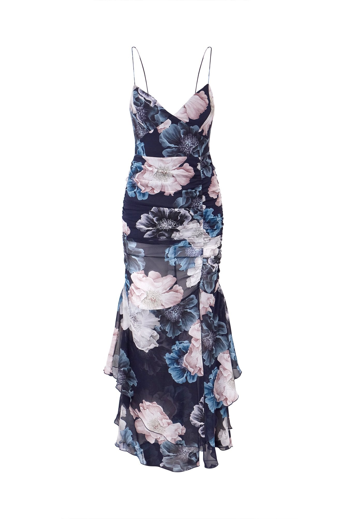 Nicholas floral drawstring dress outlet