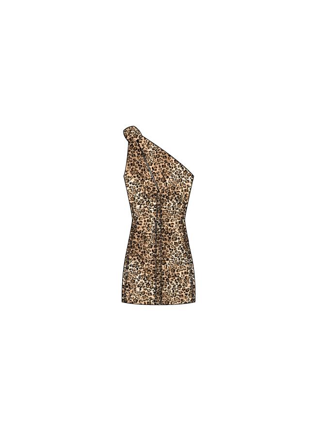 Knot Dress - Leopard