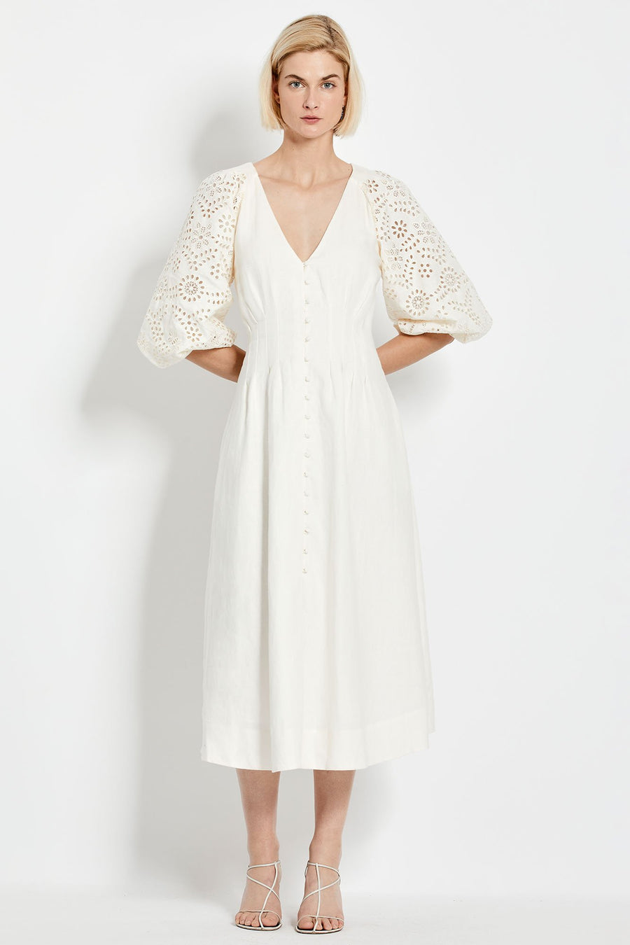 Hasina Dress - White