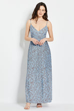 Susan Dress - Slate Blue Thyme Print